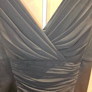 White House Black Market Fitted Ruched Sleeveless Dress